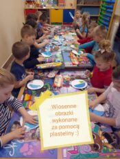 Za oknem deszcz, a w przedszkolu wiosna