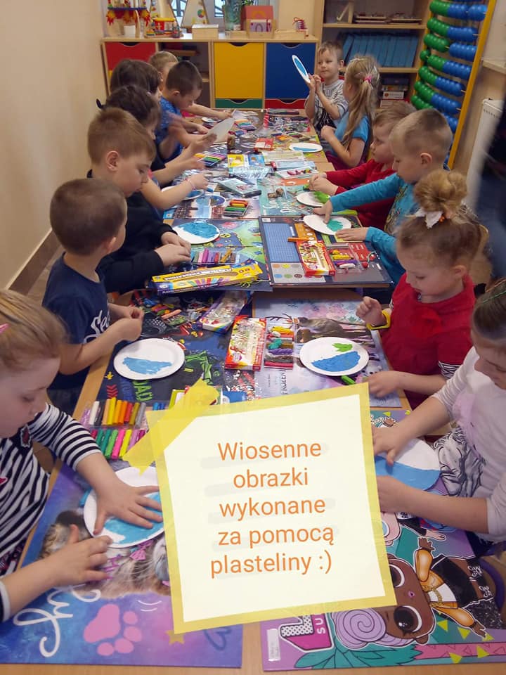 Za oknem deszcz, a w przedszkolu wiosna