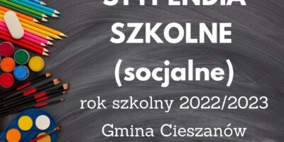 Stypendia szkolne (socjalne)