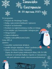 Zimowisko w Cieszanowie