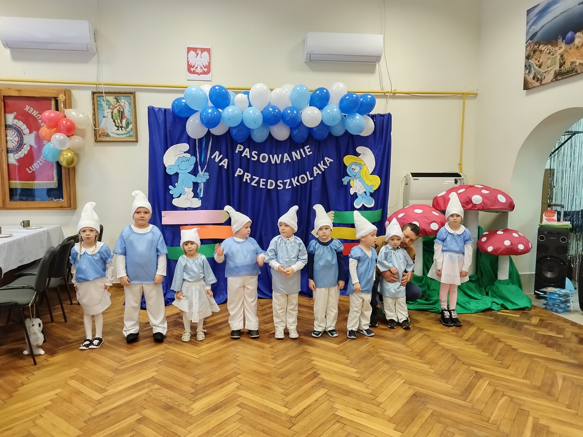 Pasowanie na przedszkolaka i zabawa andrzejkowa