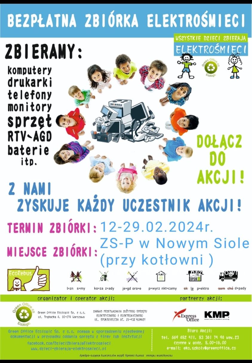 Akcja „Wszystkie dzieci zbierają elektrośmieci”