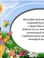 Życzenia na Dzień Dziecka
