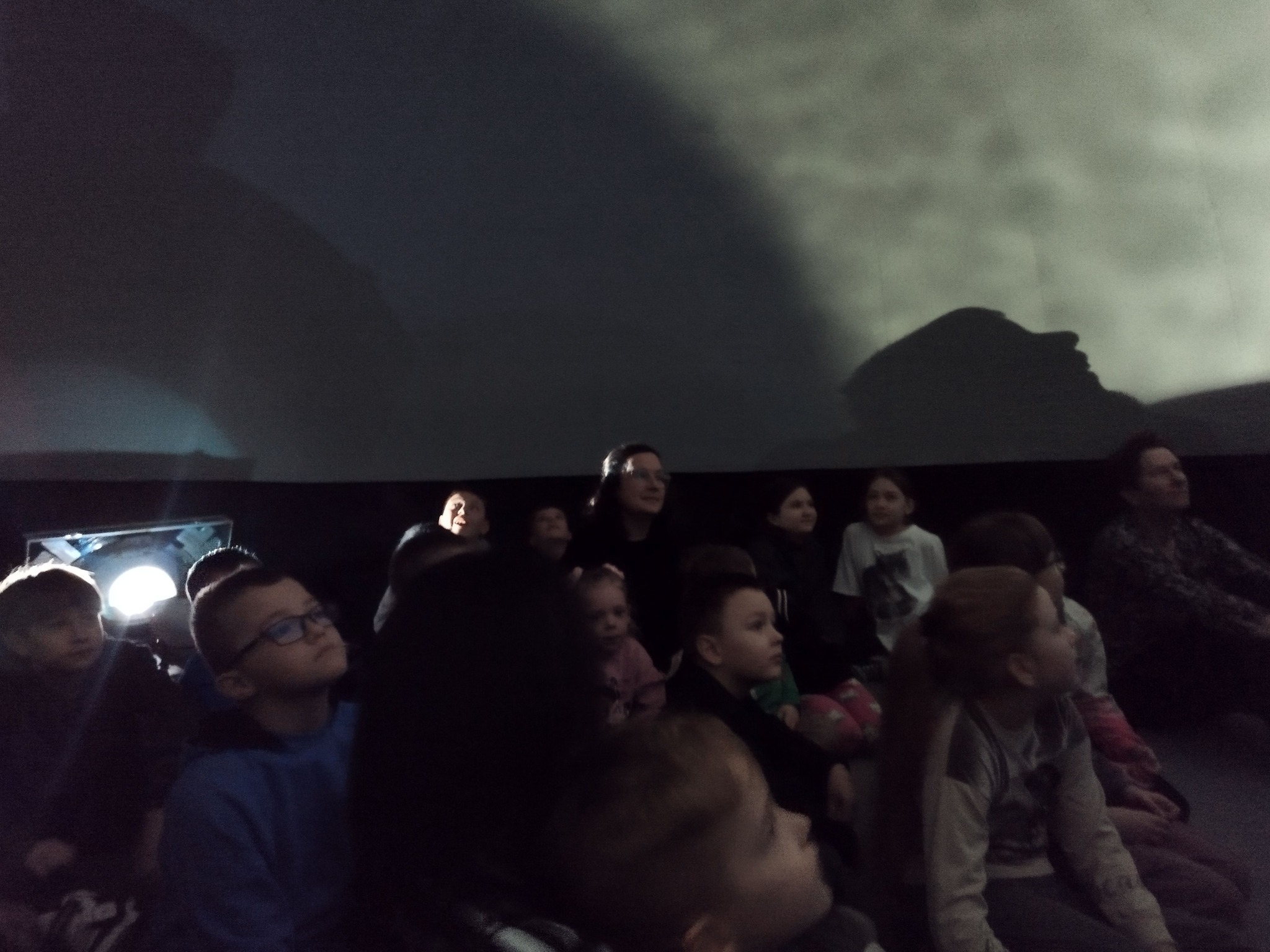 Wizyta mobilnego planetarium w naszej szkole